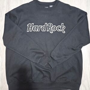Hard Rock Cafe Men's Black Crewneck Sweater